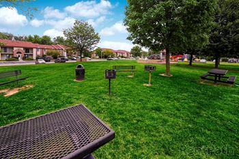 BBQ Picnic Area at Creekside Square Apartments, Indianapolis